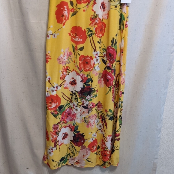 Privacy Please Beldon yellow maxi dress Size Small - Picture 5 of 10